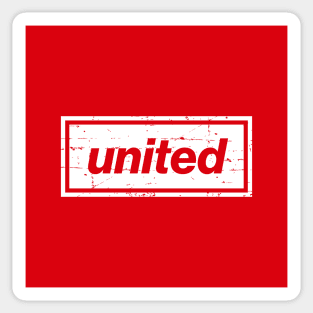 The United Football Indie Music Manchester Light Sticker